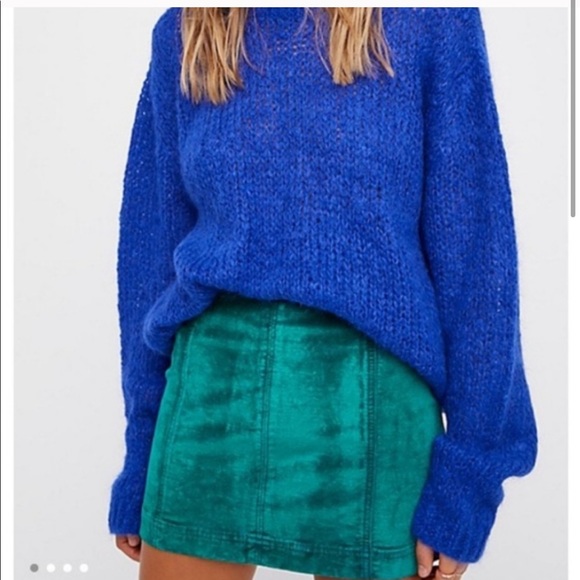 Free People Dresses & Skirts - Free People Modern Femme Velvet Mini Skirt